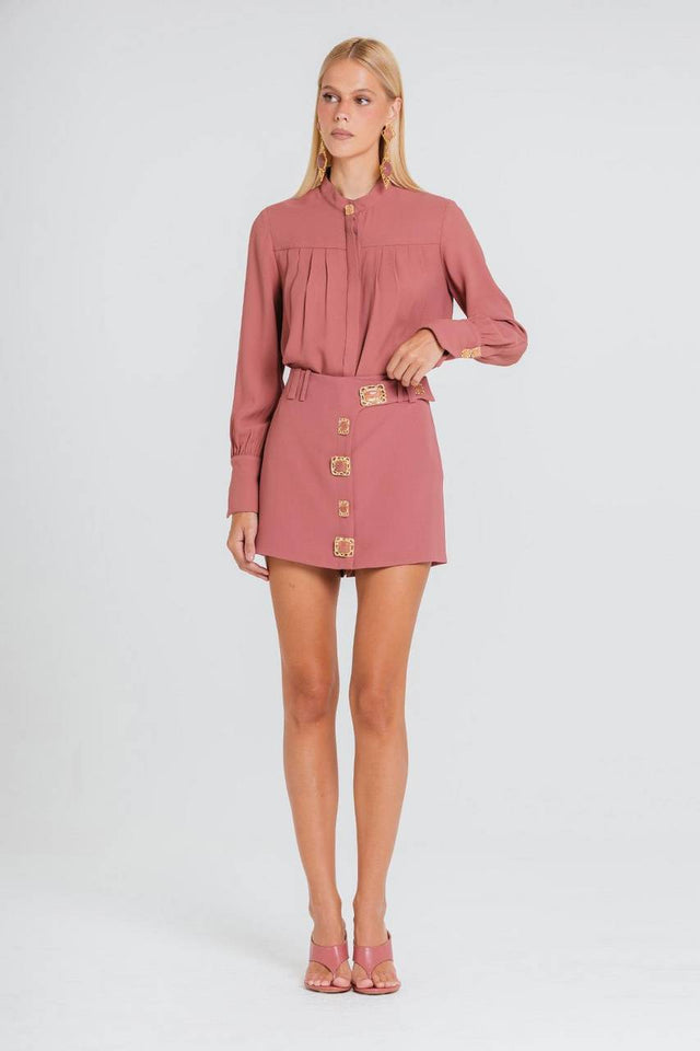 Short Saia Cleo - Malva