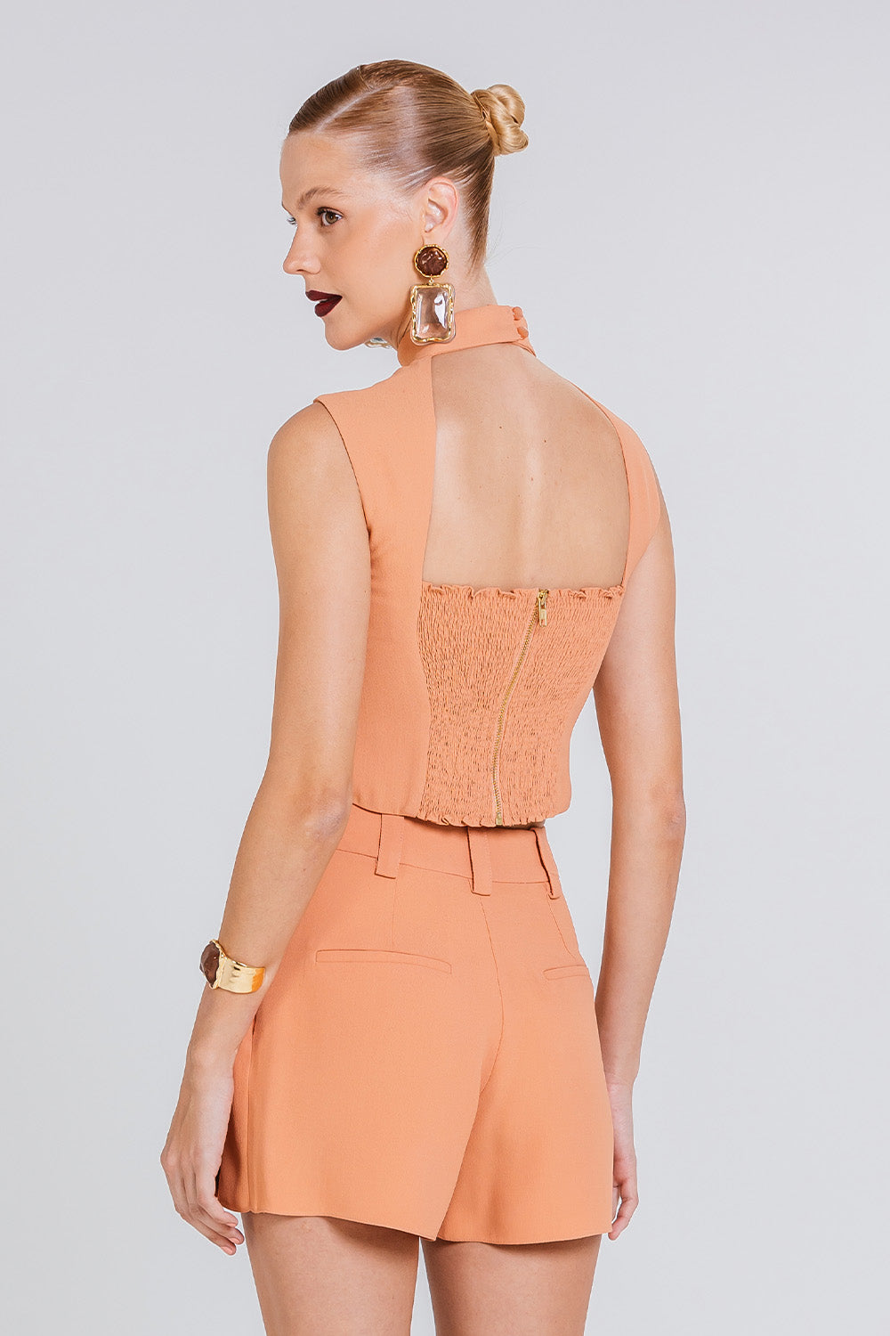 Short Saia Mile - Terracota