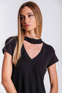 T-shirt Ana - Preto