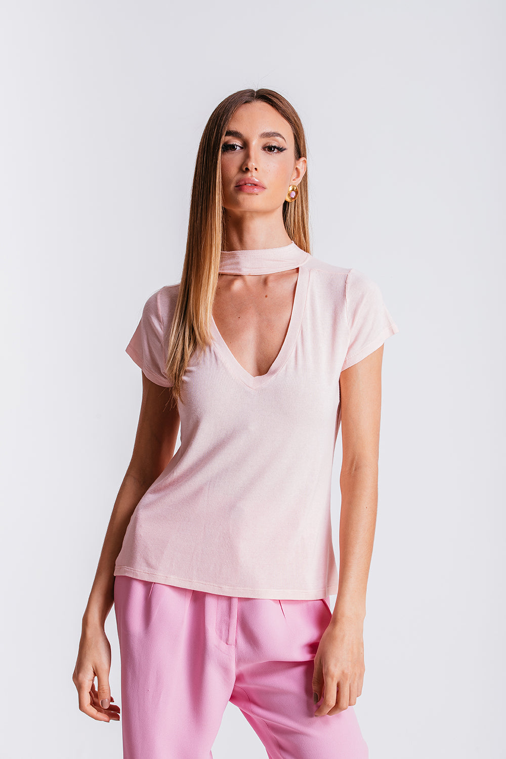 T-shirt Ana - Rosa Pastel