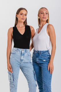 Calça Jeans Flora - Jeans Claro