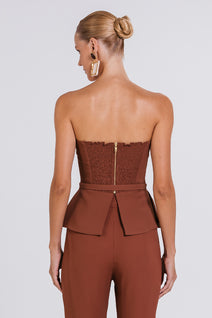 Top Mariana - Chocolate