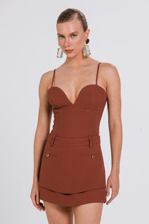 Top Carina - Chocolate