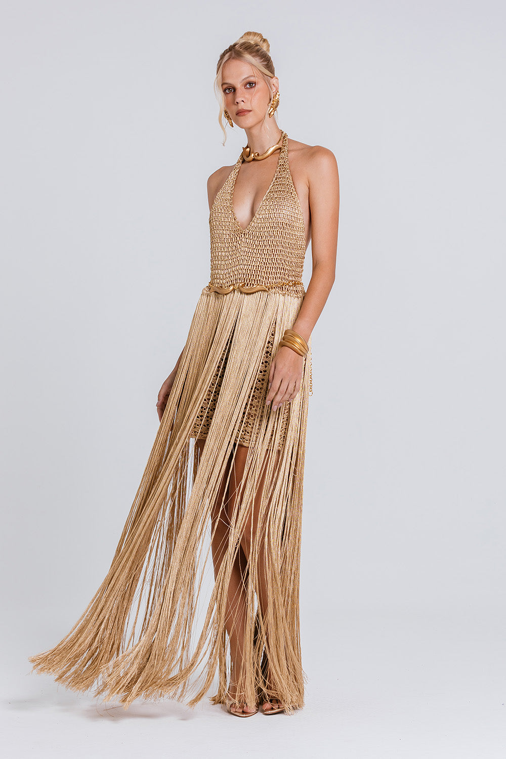 Vestido Selma - Gold