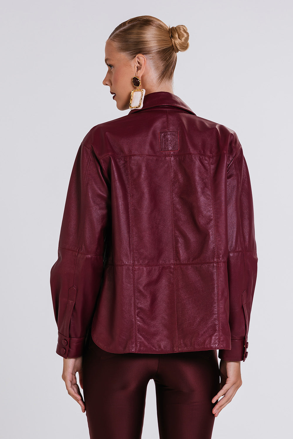 Camisa Geisa - Cabernet