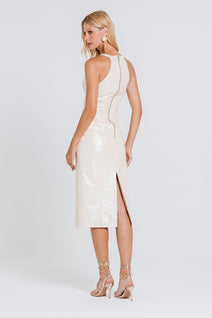 Vestido Tais - Areia