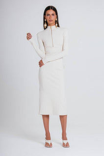 Vestido Brigite - Marfim