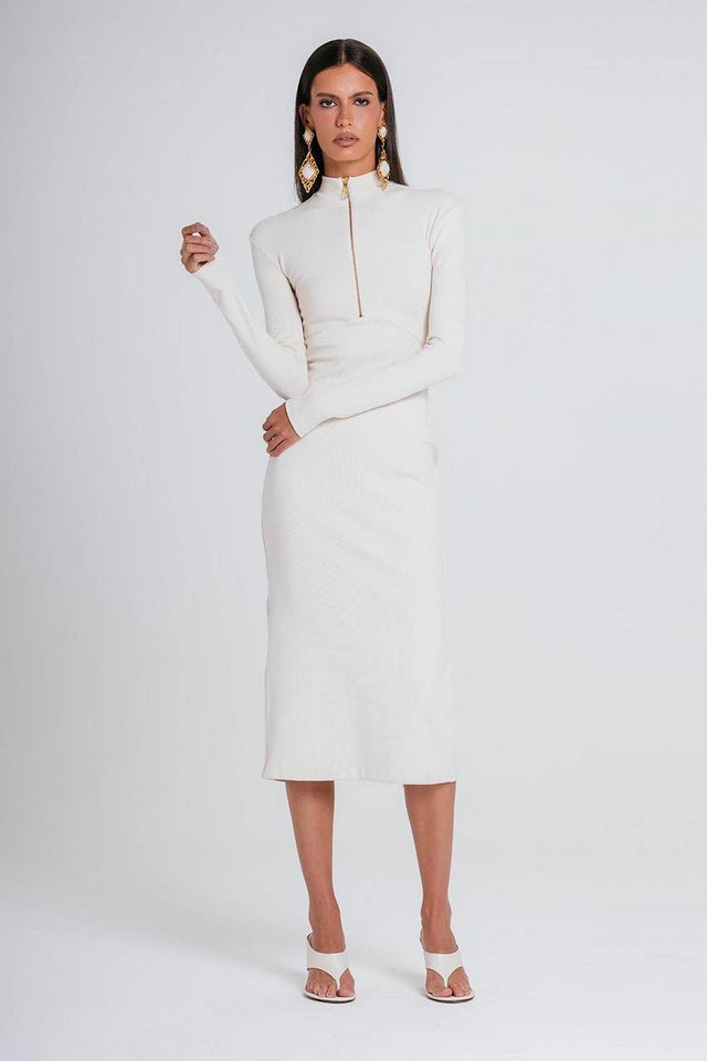 Vestido Brigite - Marfim
