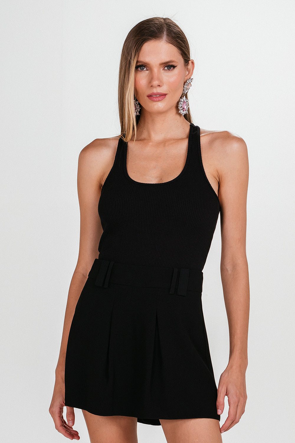 Short Saia Taylor - Preto