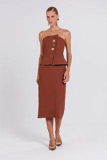 Vestido Ane - Chocolate