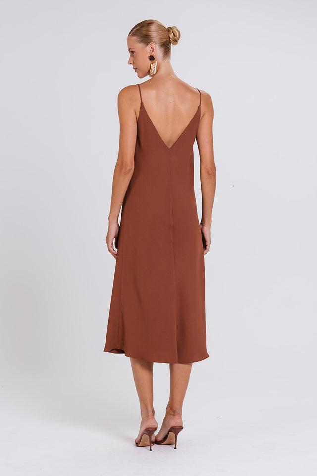 Vestido Ivete - Chocolate