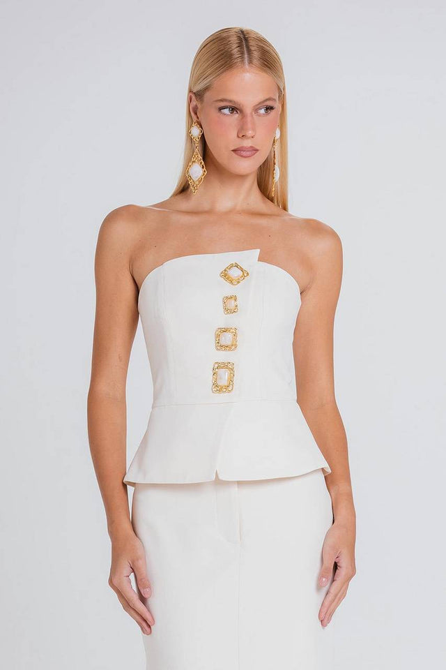 Top Audrey - Marfim