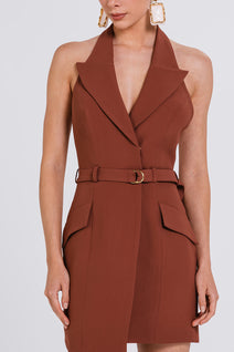 Vestido Eliete - Chocolate