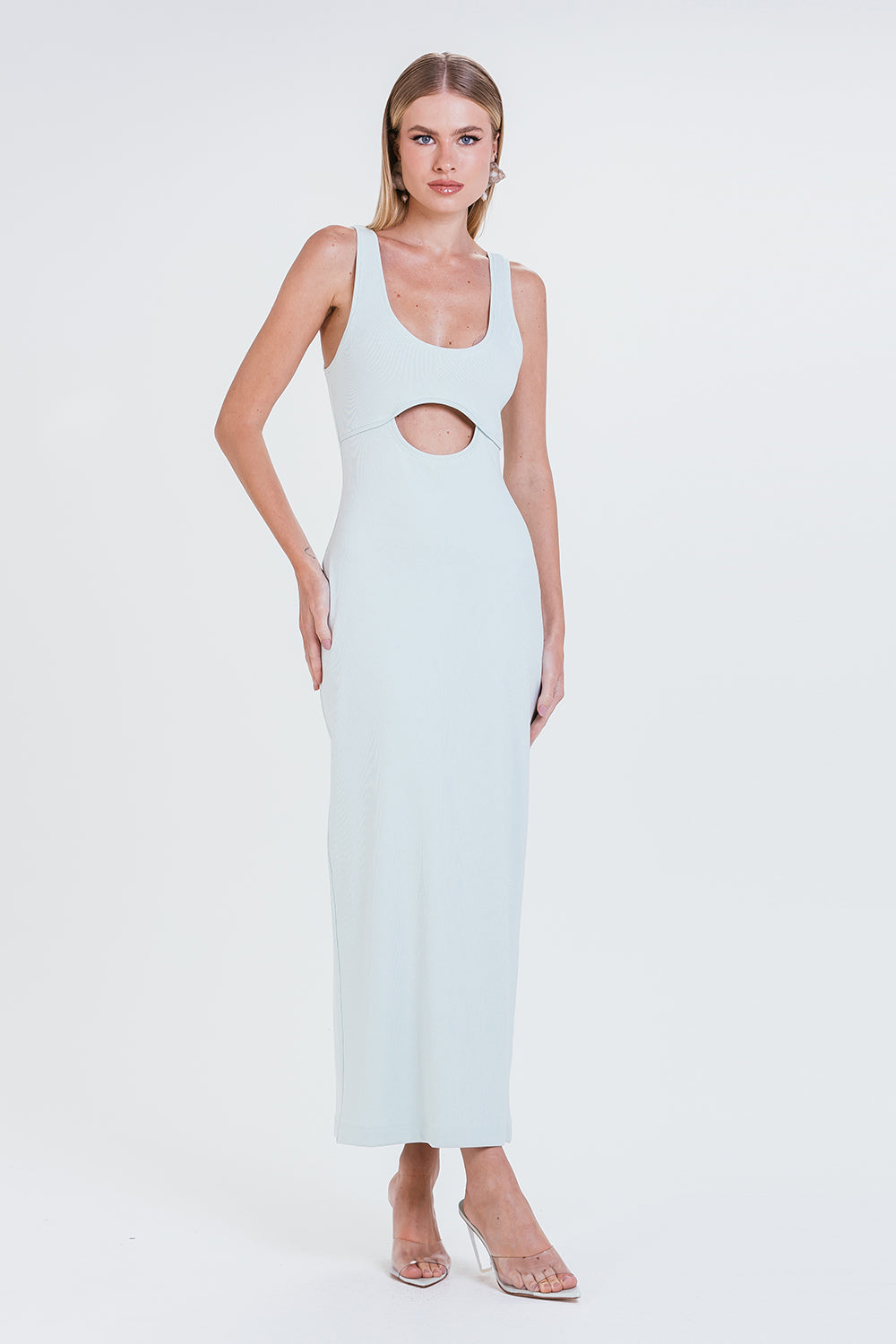 Vestido Canes - Pistache
