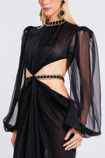 Vestido Atena - Preto