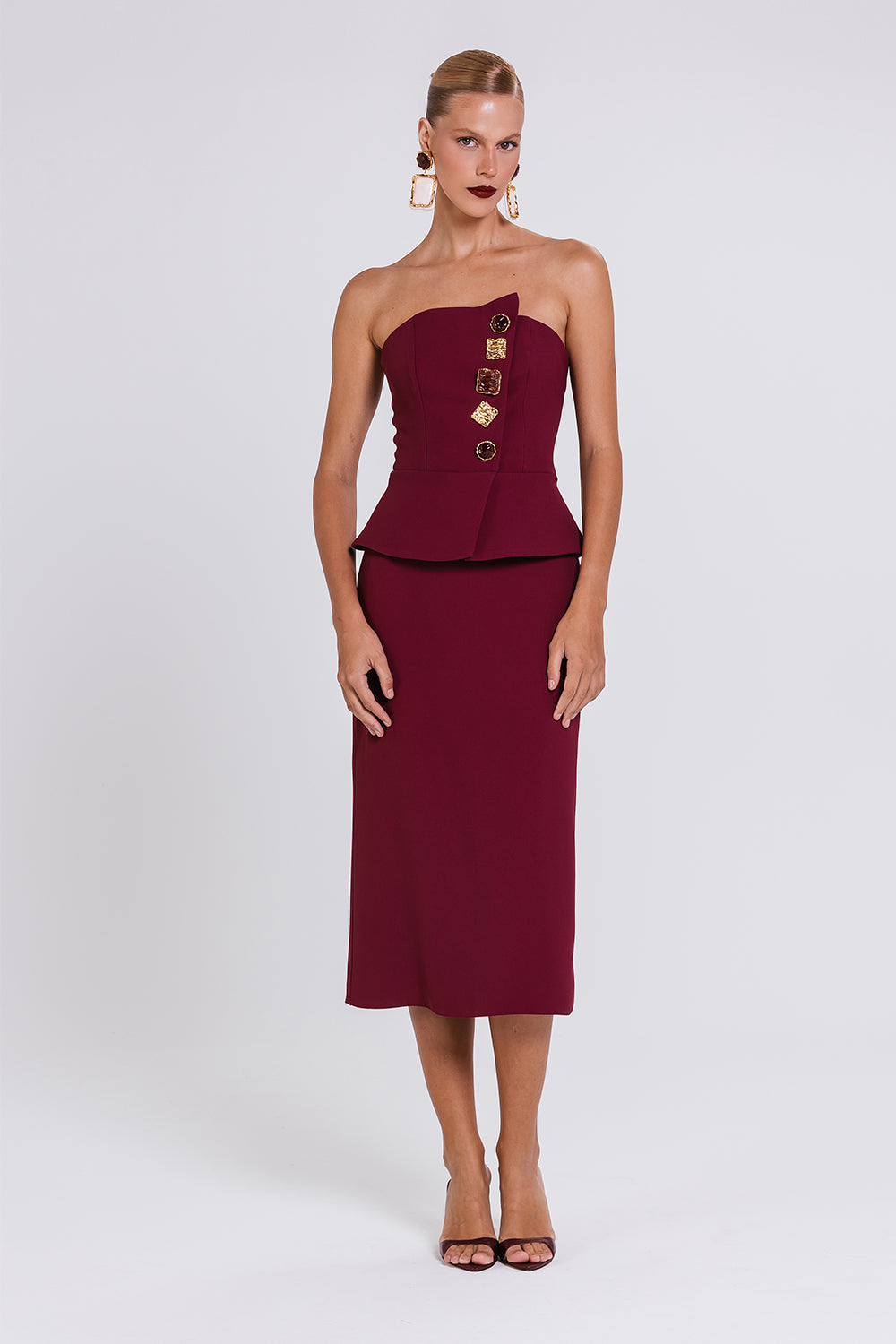 Vestido Ane - Cabernet
