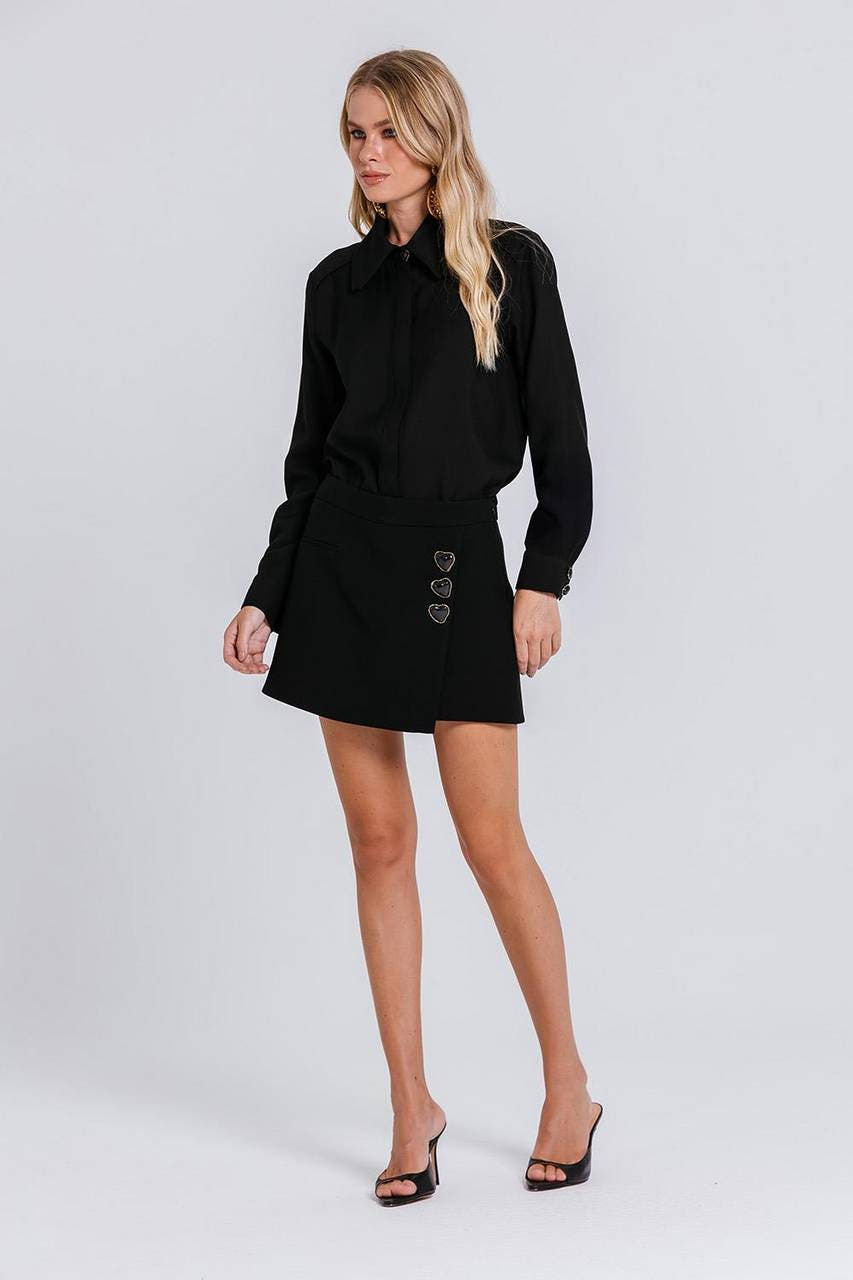 Camisa Isabela - Preto