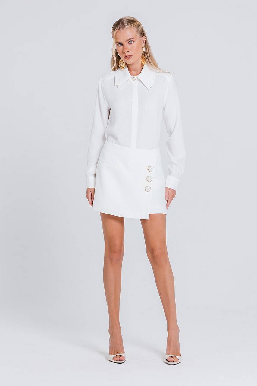 Short Saia Circe - Off White