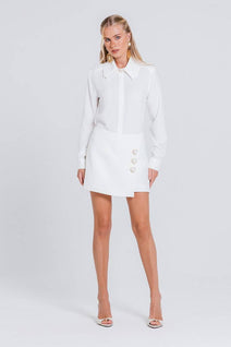 Short Saia Circe - Off White