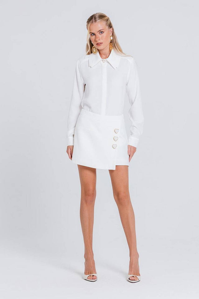 Short Saia Circe - Off White