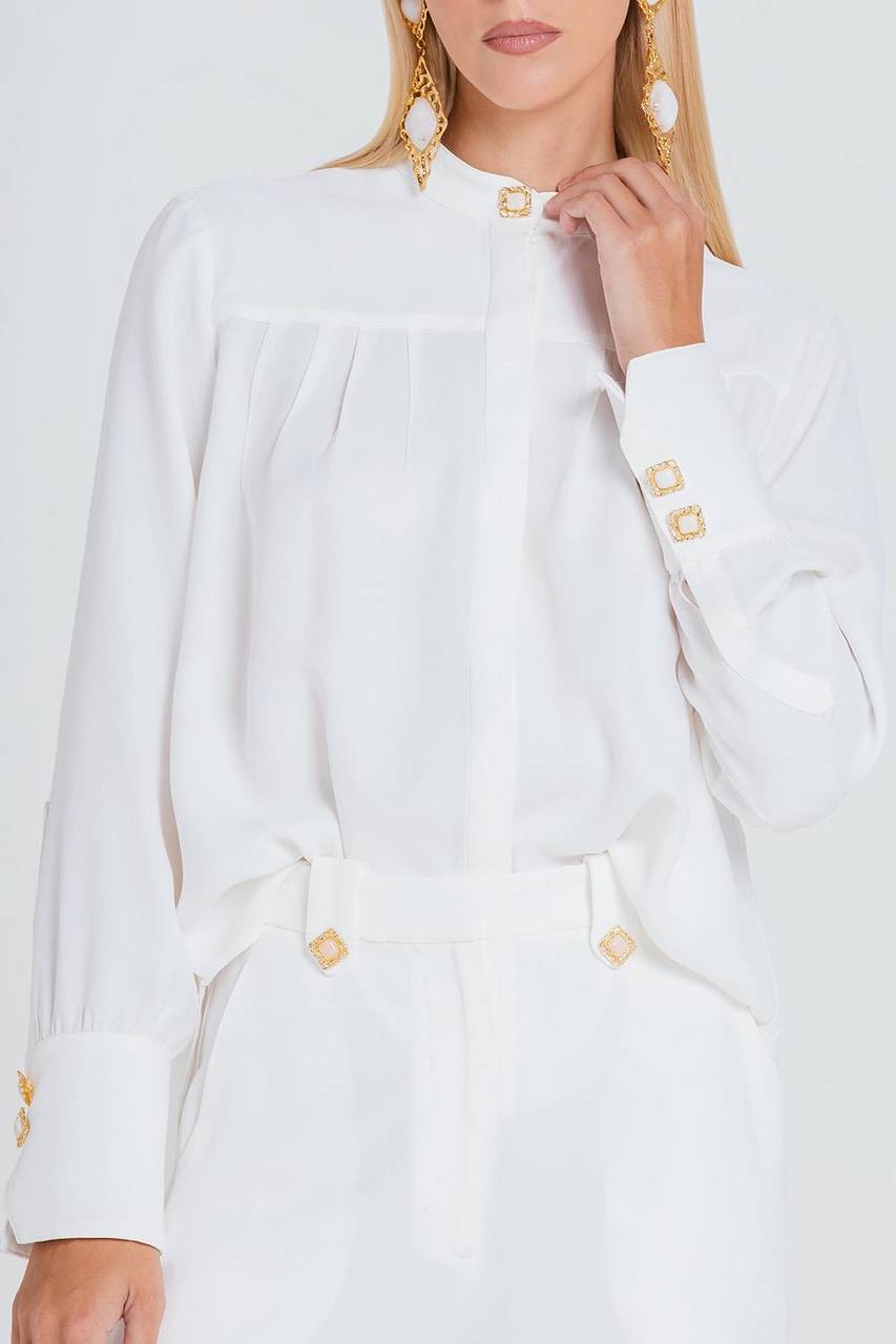 Camisa Duda - Off White