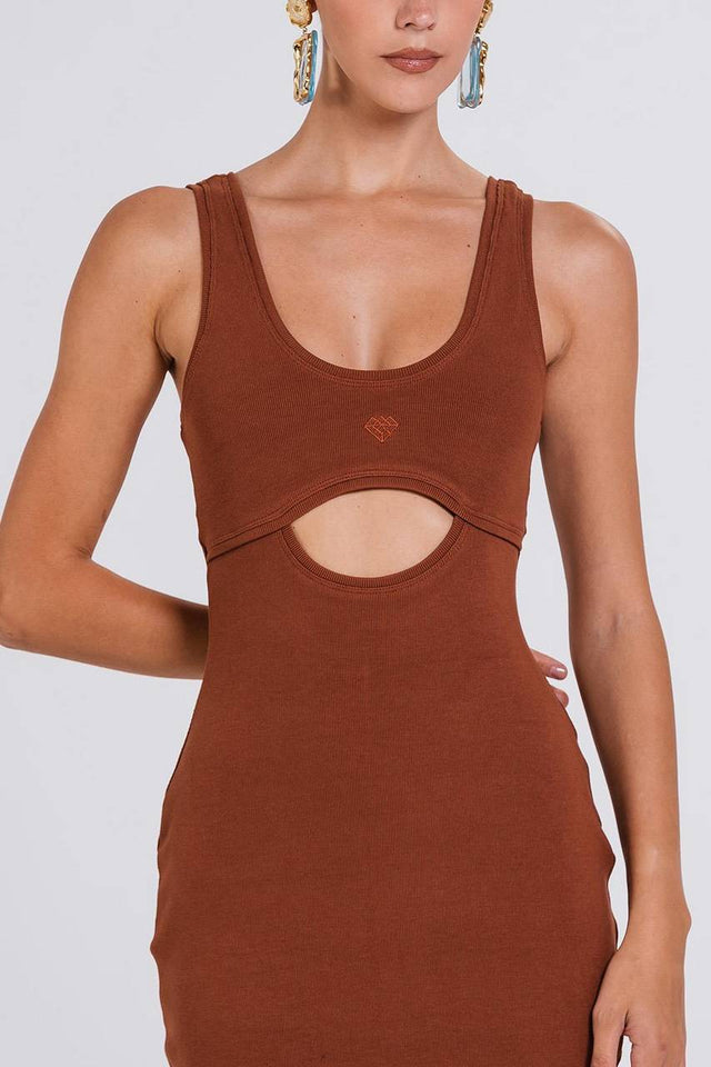Vestido Canes - Chocolate