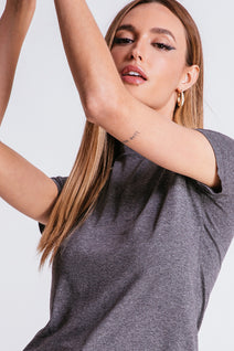 Blusa Vic - Chumbo