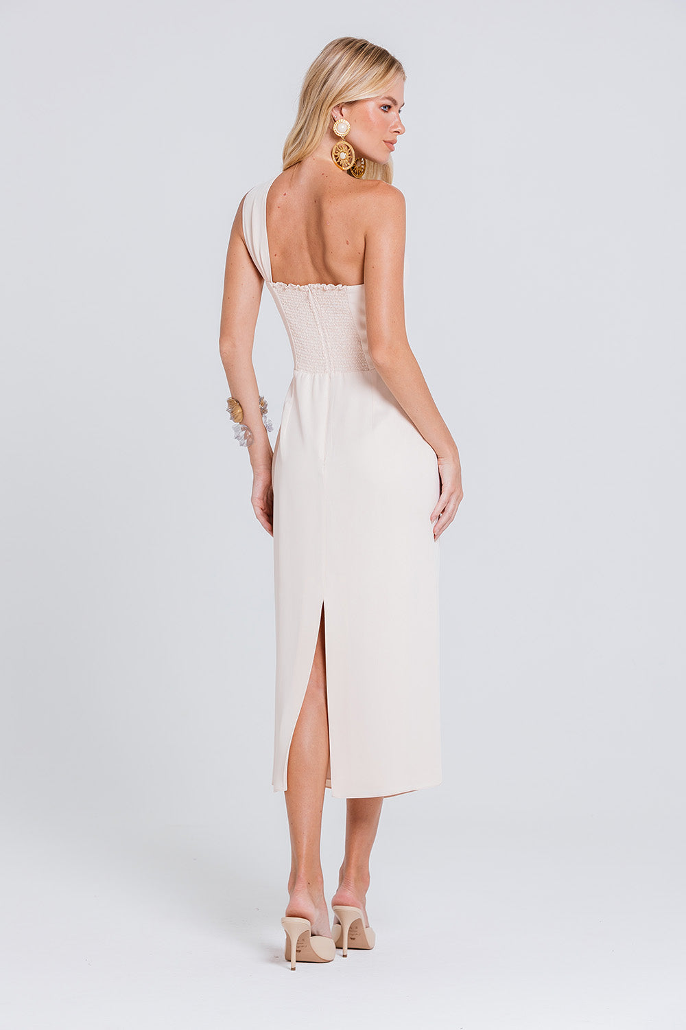 Vestido Poseidon - Areia