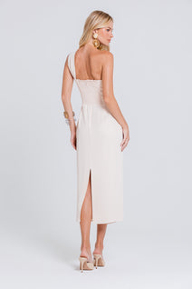 Vestido Poseidon - Areia