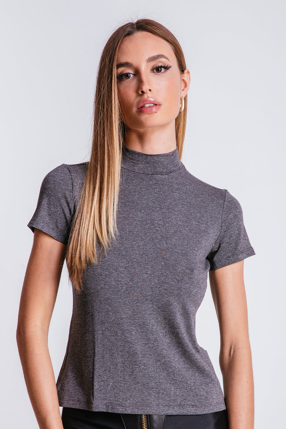 Blusa Vic - Chumbo