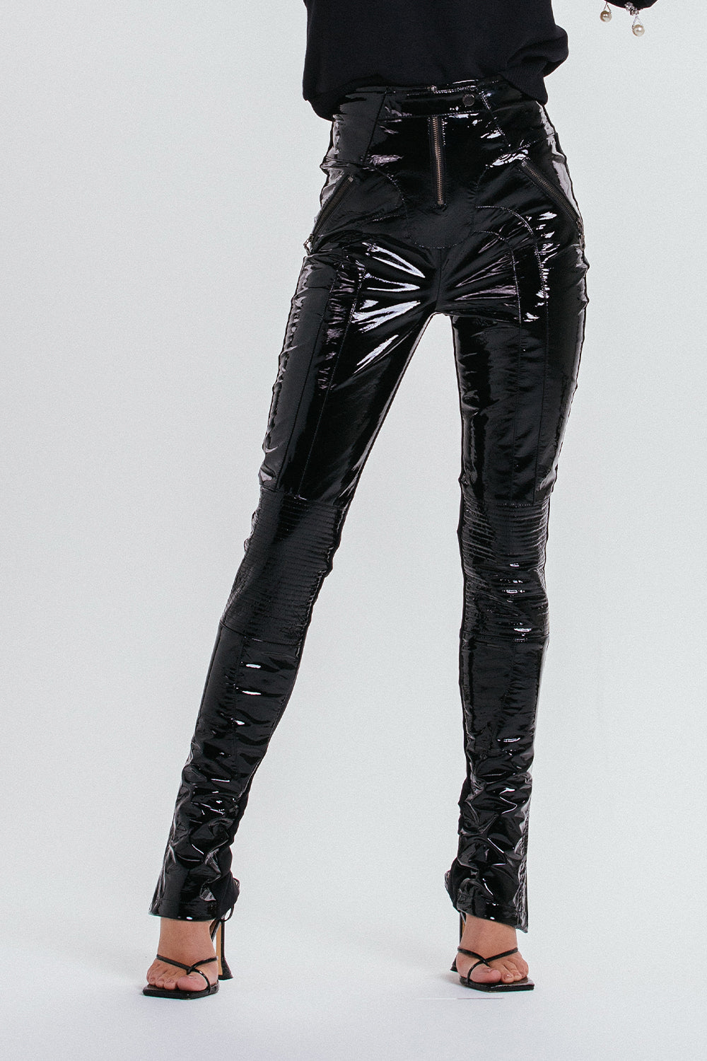 Calça Vera - Preto/verniz