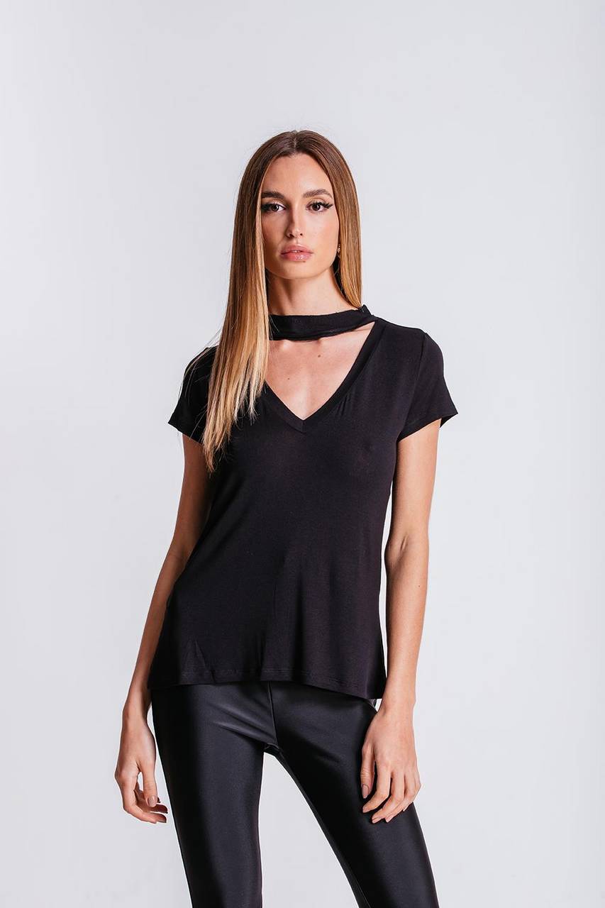 T-shirt Ana - Preto