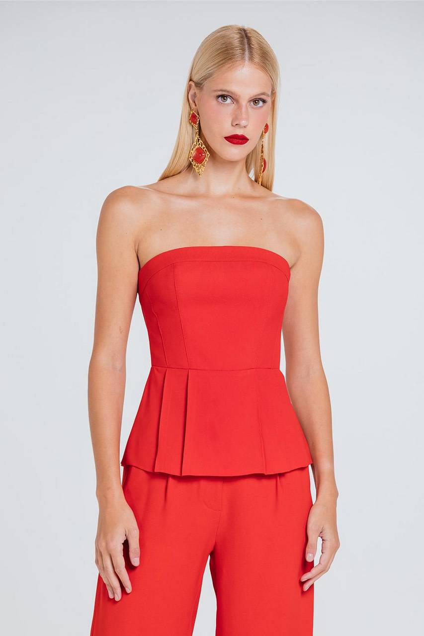 Top Clarice - Rouge
