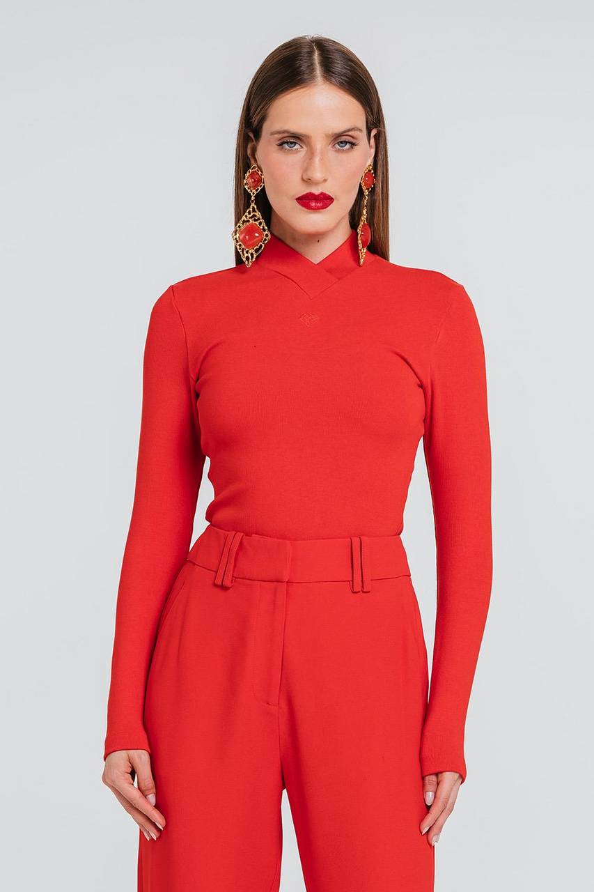 Blusa Samy - Rouge