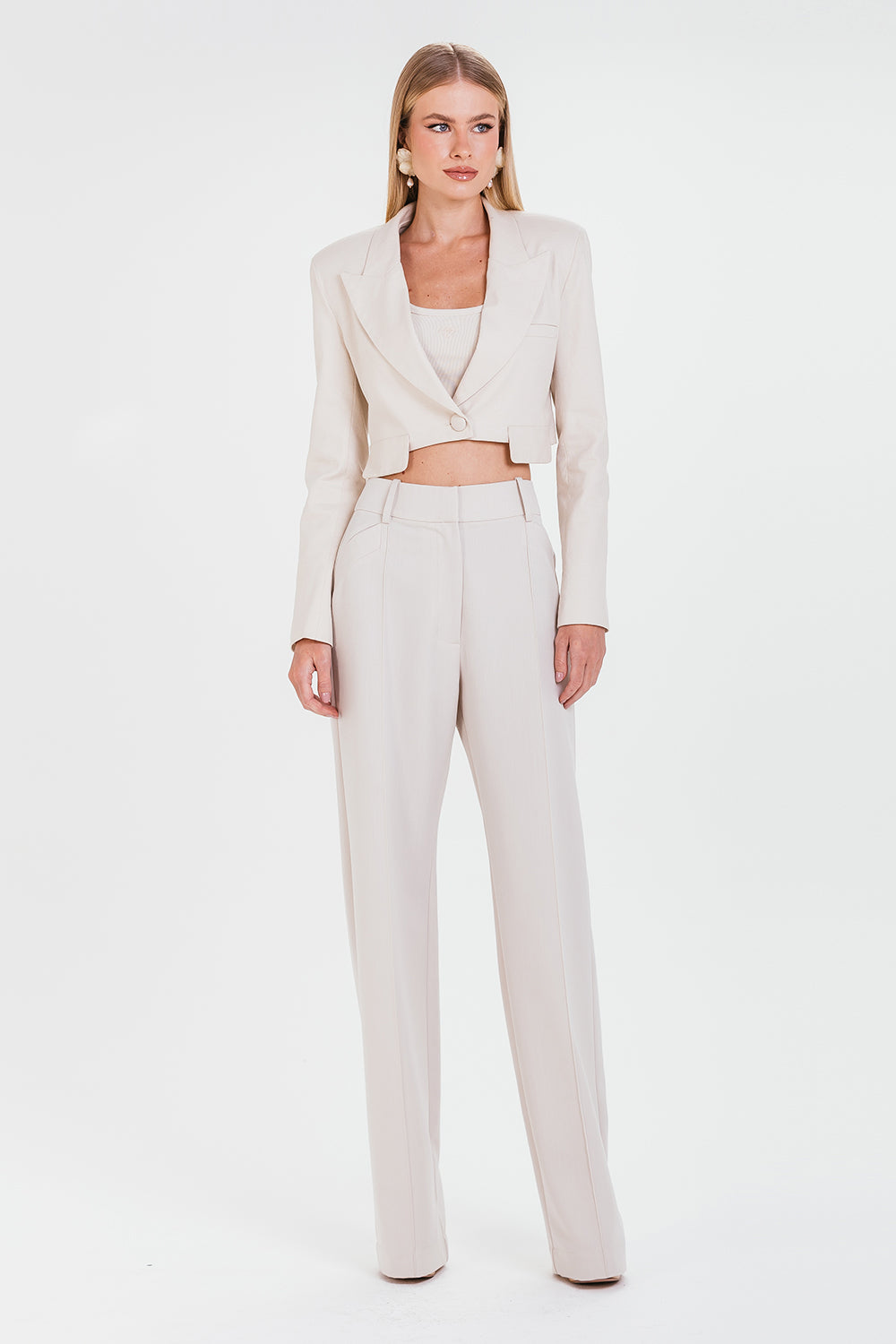 Blazer Pati - Areia