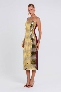 Vestido Sensy - Gold