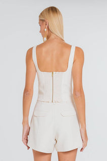Top Cami - Marfim