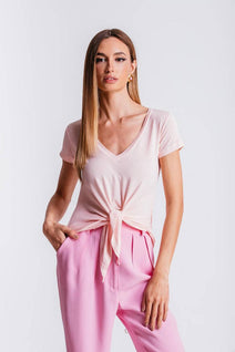 T-shirt Nó - Rosa Seco