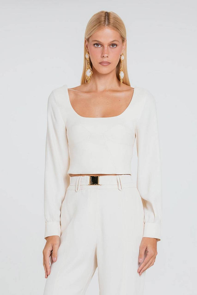 Blusa Beatrice - Marfim