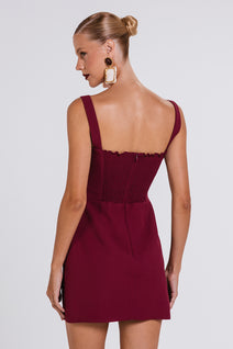 Vestido Caroline - Cabernet