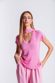T-shirt Ana - Quartzo