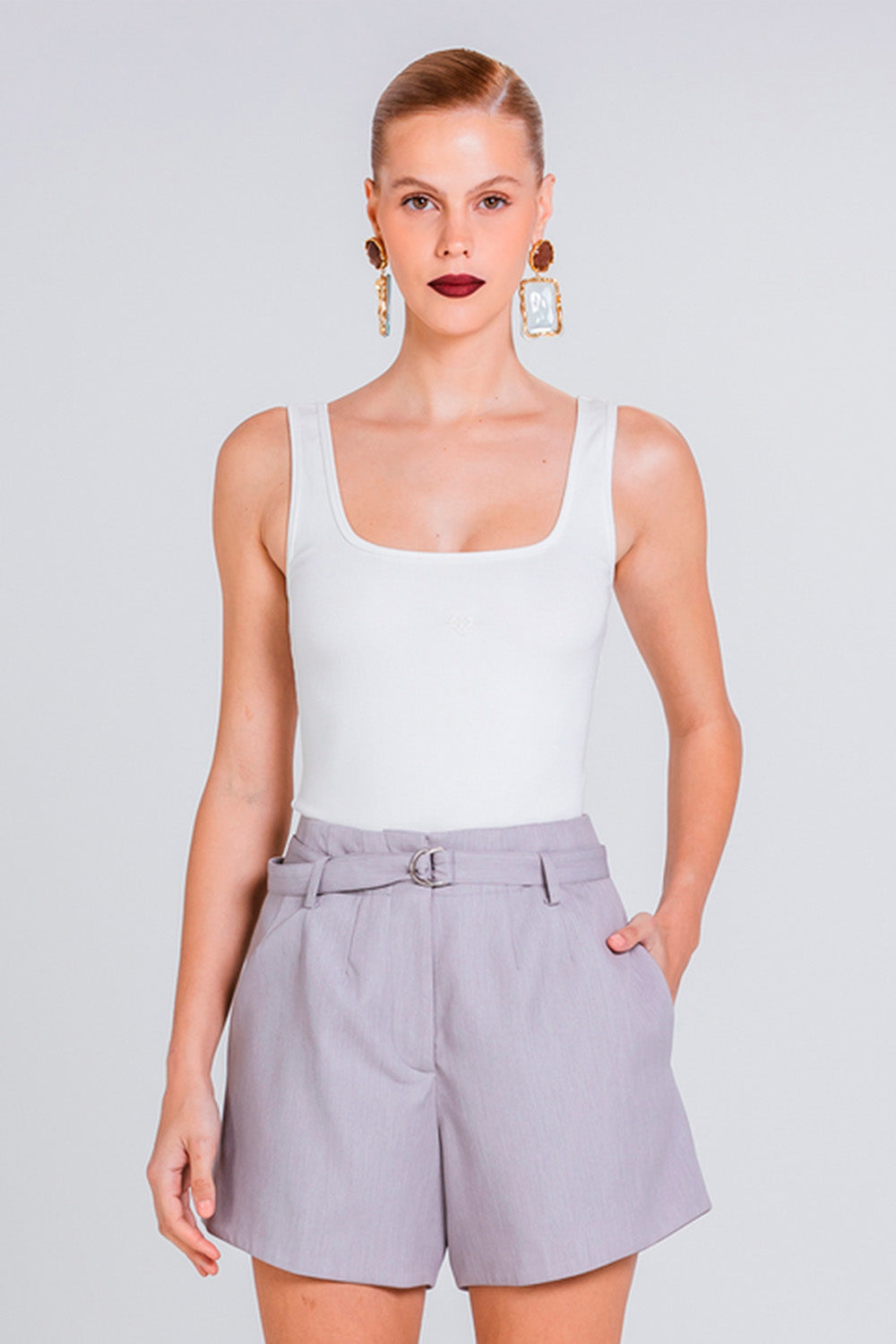 Short Tana - Cinza