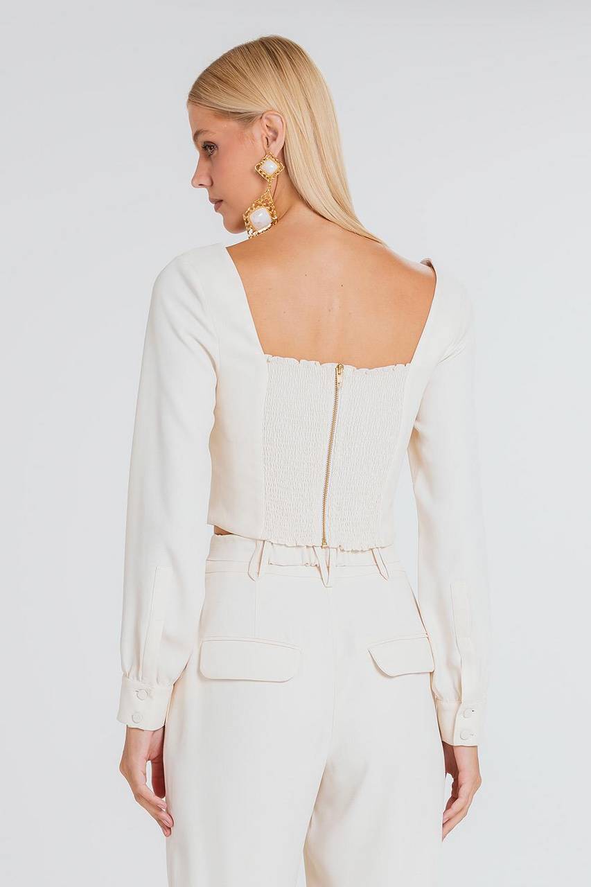 Blusa Beatrice - Marfim
