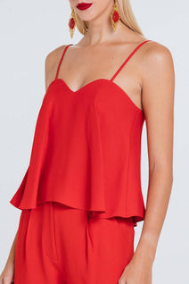 Top Estela - Rouge