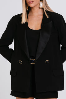 Blazer Ninita - Preto