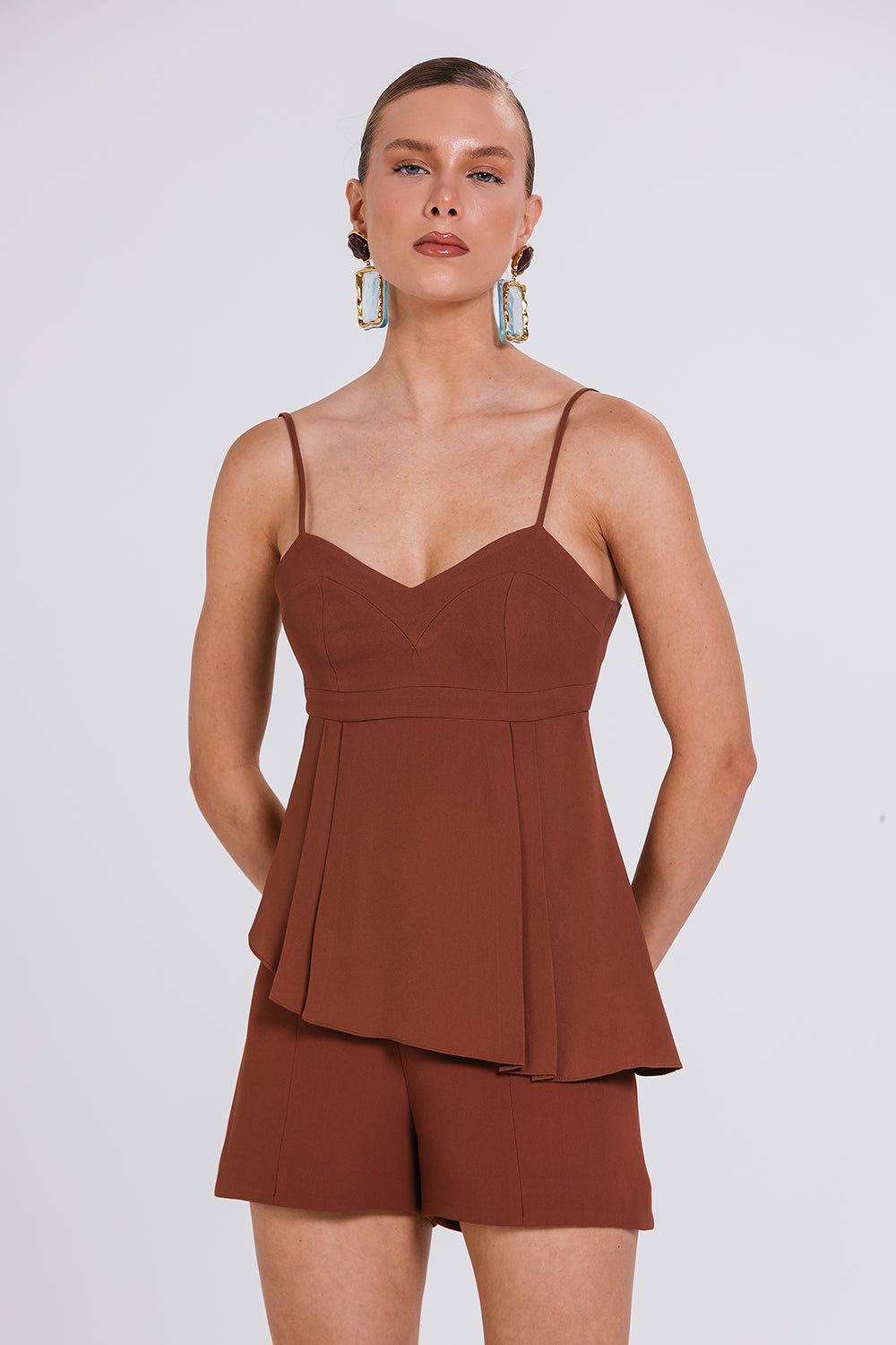 Top Andreia - Chocolate