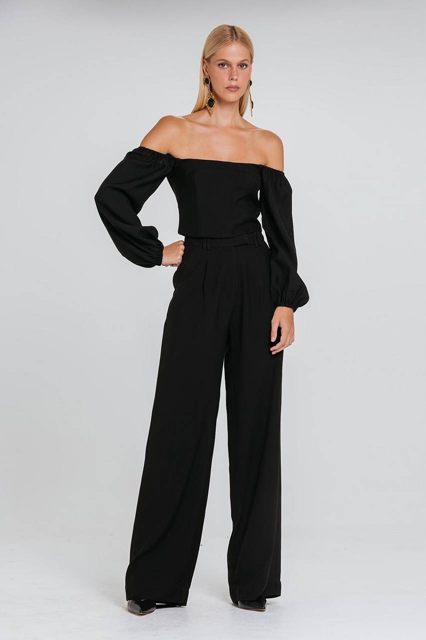 Top Mima - Preto