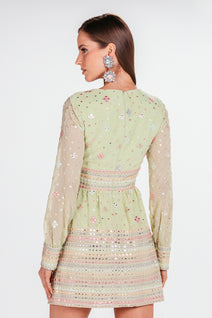 Vestido Emanuela - Pistache