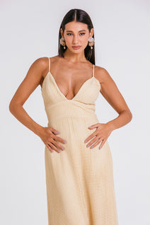 Vestido Harper - Areia