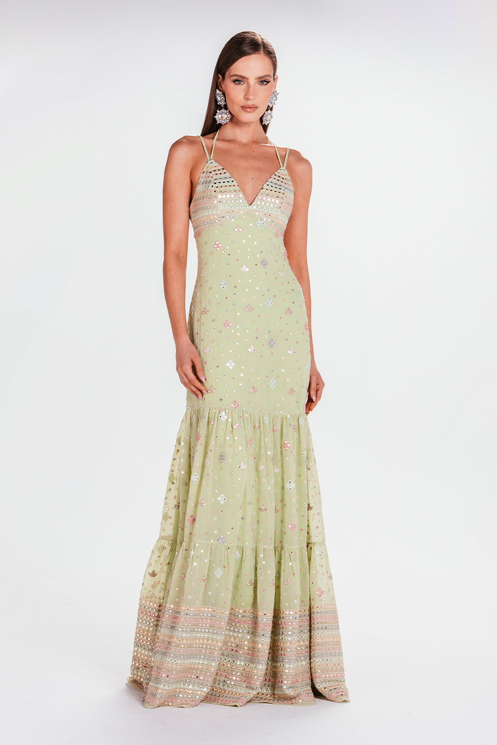 Vestido Nariele - Pistache